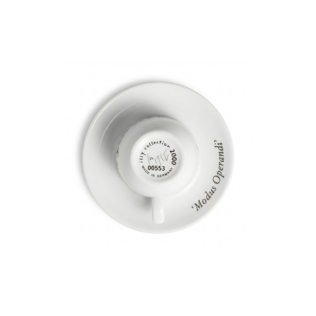 illy art collection espresso cup Joseph Kosuth - Modus Operandi - 2000