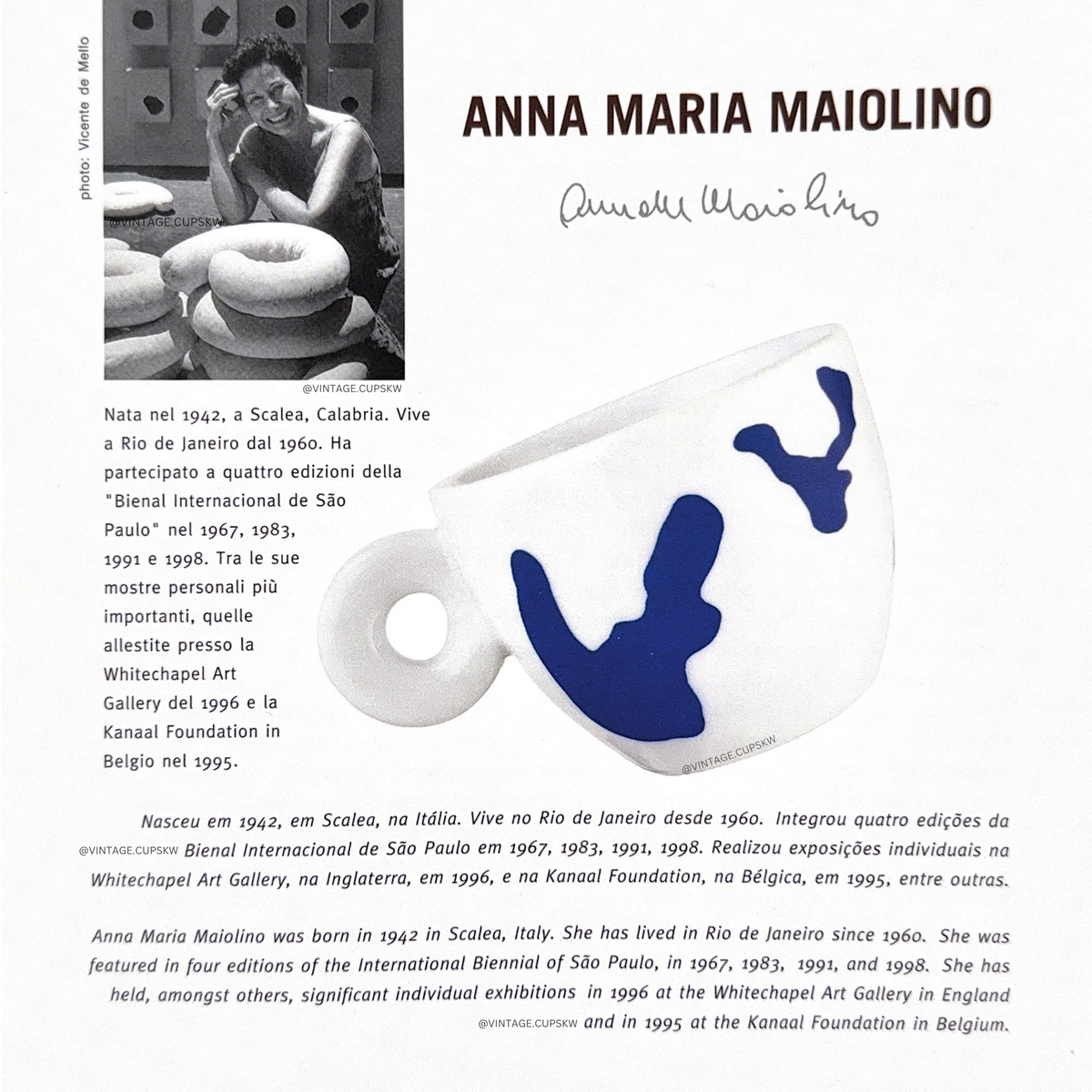 illy Art Collection Artistas do Brasil - 2001